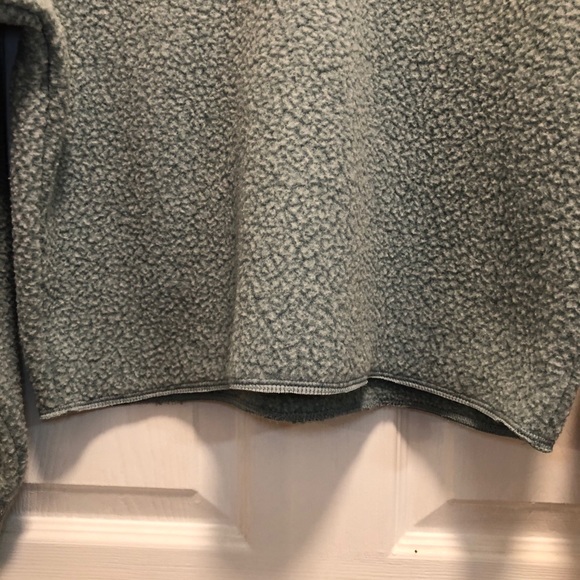 Everlane ReNew Fleece Raglan Crop Top Sweatshirt S - Picture 7 of 12